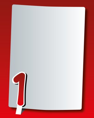 vektör kağıt sayısı - bir