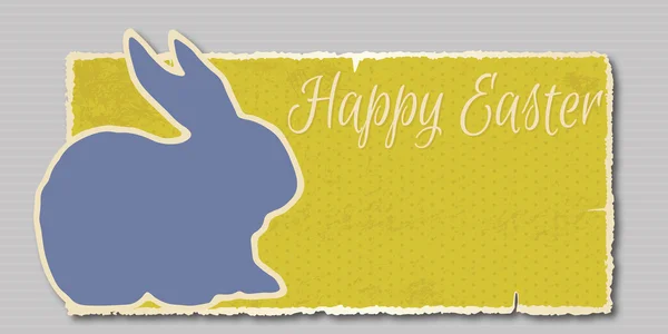 Vintage Happy Easter banner — Stock Vector