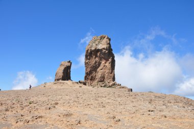 Roque nublo üzerinde gran canaria, İspanya