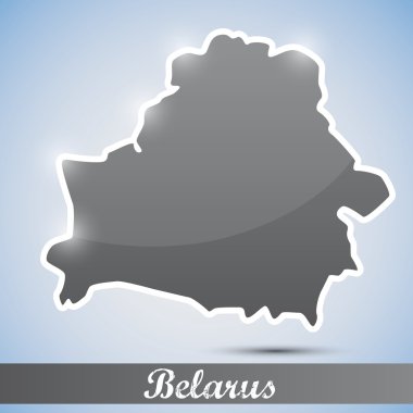 parlak simge şeklinde Beyaz Rusya