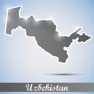 parlak simge şeklinde Özbekistan