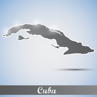 parlak simge şeklinde Küba