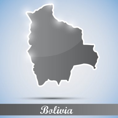 parlak simge şeklinde Bolivya