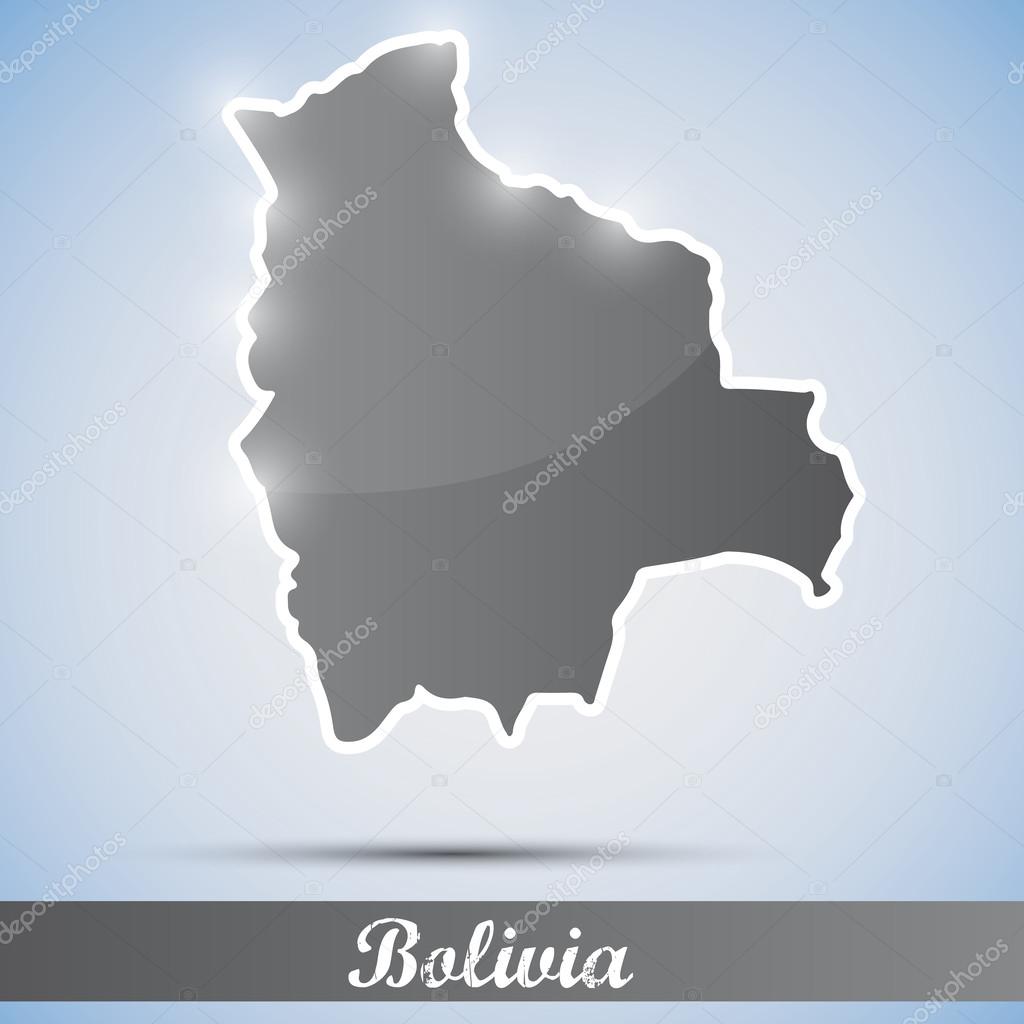 shiny icon in form of Bolivia