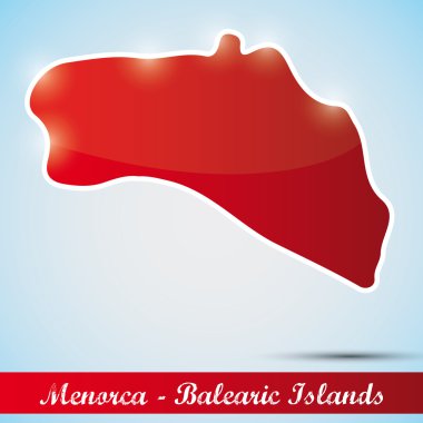 parlak simge şeklinde menorca, İspanya
