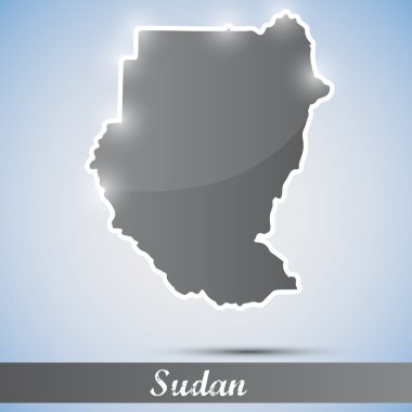 parlak simge şeklinde sudan
