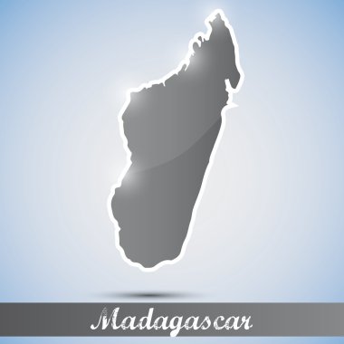 parlak simge şeklinde Madagaskar