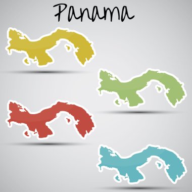 panama şeklinde çıkartmalar