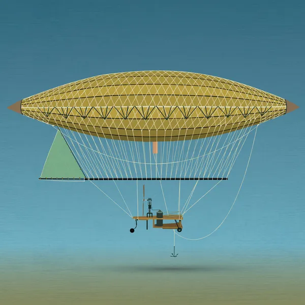 Винтажный воздушный шар — стоковый вектор