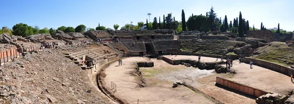 Oude amfitheater van merida, Spanje — Stockfoto