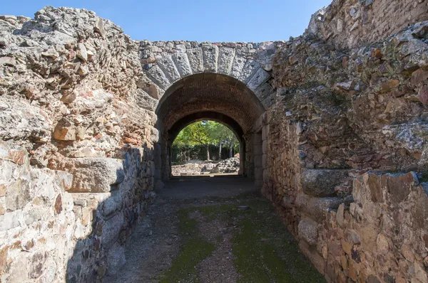 Oude amfitheater van merida, Spanje — Stockfoto