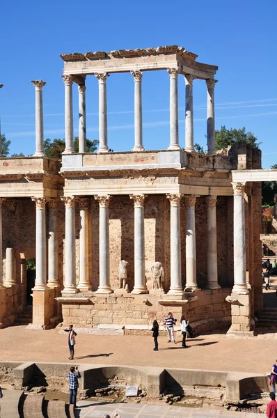 Het Romeinse theater (teatro romano) in merida, Spanje. — Stockfoto