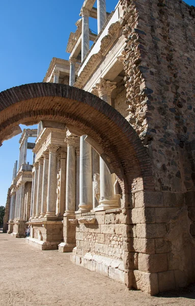 Den romerska teatern (teatro romano) i Mérida, spain. — Stockfoto