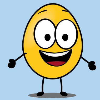 emoticon en forma de huevoyumurta şeklinde ifade