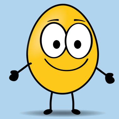 emoticon en forma de huevoyumurta şeklinde ifade