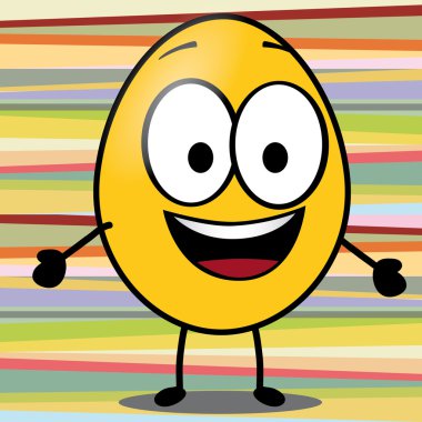 emoticon en forma de huevoyumurta şeklinde ifade