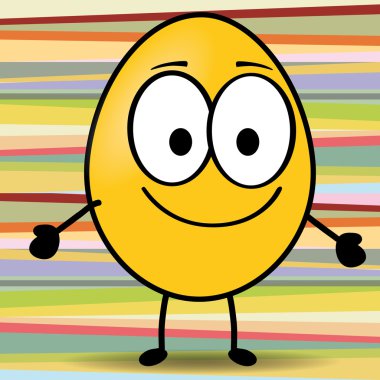 emoticon en forma de huevoyumurta şeklinde ifade