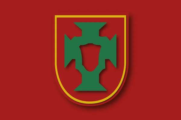 Portugal team logo - flat design — Stock Vector