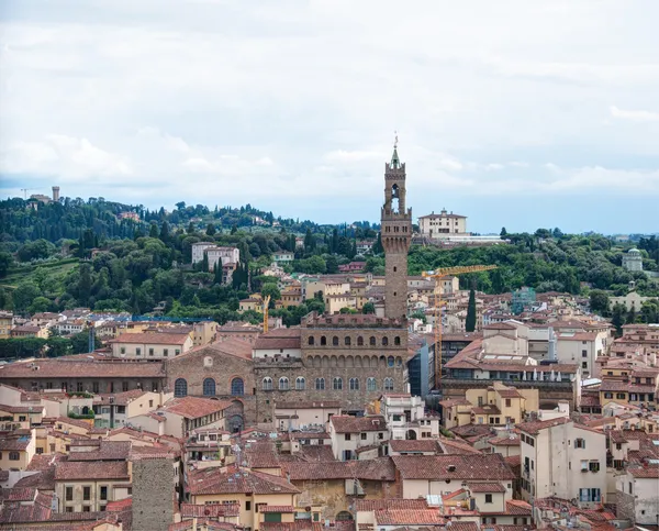 Palazzo vecchio se från katedralen, Florens. — Stockfoto