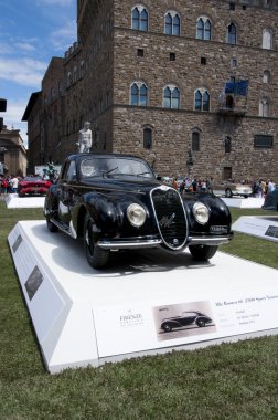 Florence, İtalya - 15 Haziran: alfa romeo 6c 2500 sport touring