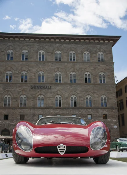 Florens, Italien - den 15 juni, 2014: alfa romeo 33 stradale prototipo — Stockfoto