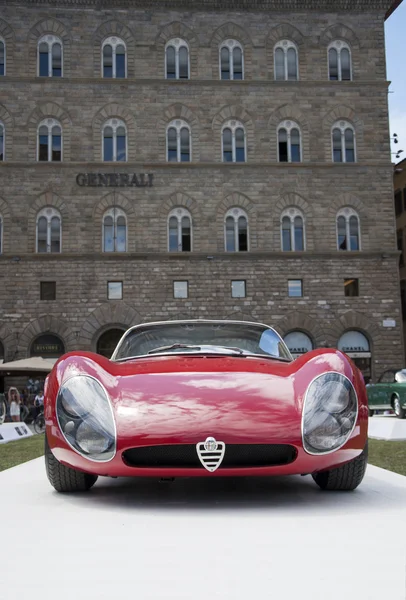 Florencja, Włochy - 15 czerwca 2014: alfa romeo 33 stradale prototipo — Zdjęcie stockowe