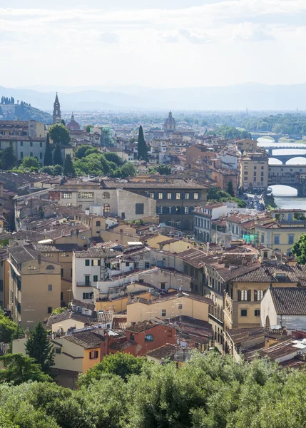 Över taket i Florens, Italien — Stockfoto