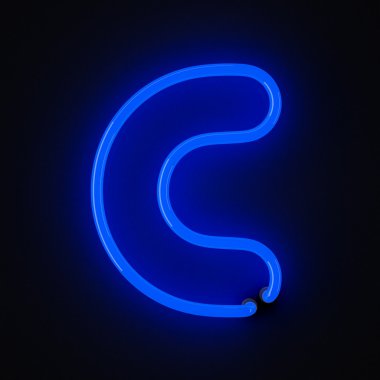 Neon harf c