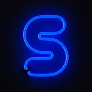 Neon harf s