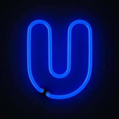 Neon harf u