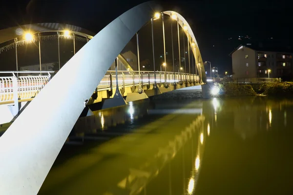 Puente por la noche Imagen de stock