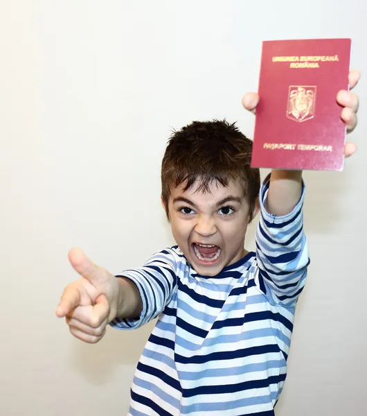 Passaporto rumeno Foto Stock