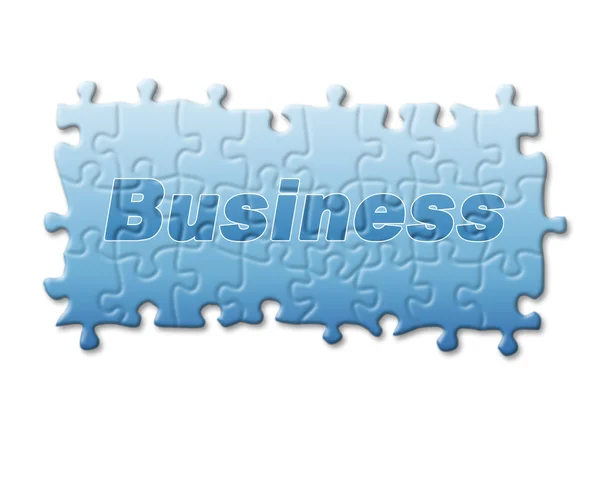 Business puzzle — Stock Photo, Image