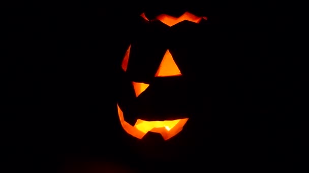 Zucca di Halloween — Video Stock