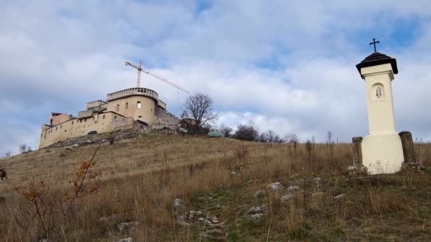 Burg Krasna horka, Slowakei — Stockvideo