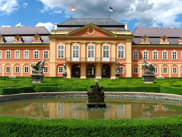 多布日什城堡，捷克共和国 图库图片