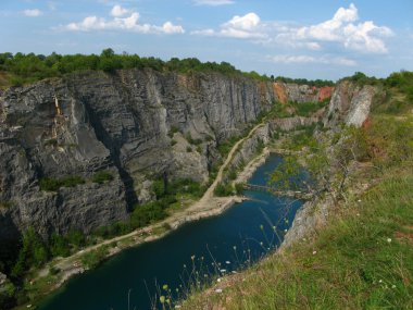 Çek Cumhuriyeti Prag yakınlarındaki Taş ocağı Büyük Amerika