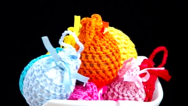 Décoration de Pâques, oeufs au crochet — Video