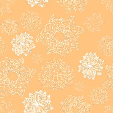 Kusursuz çiçek deseni