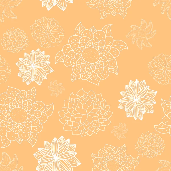 Seamless floral pattern — Stock Vector