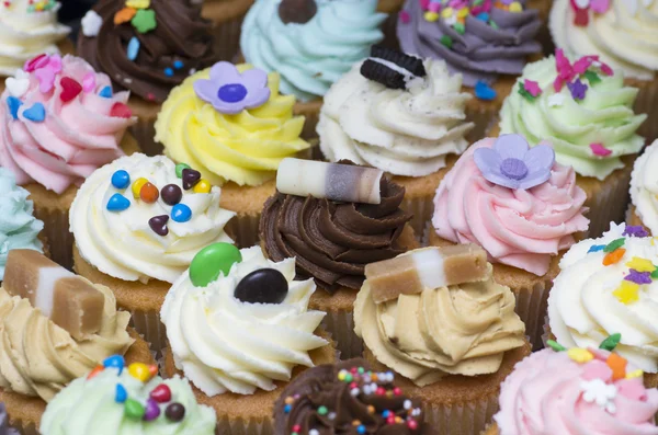 Deliziosi mini cupcake — Foto Stock