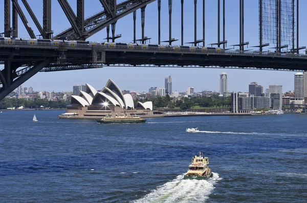 Impressionante Porto de Sydney — Fotografia de Stock