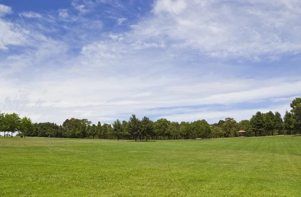 Parks mit riesigem Himmel — Stockfoto