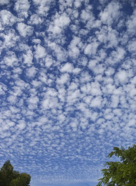 Riesiger Himmel mit geschwollenen Wolken — Stockfoto