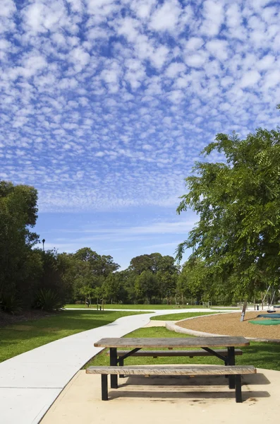 Bench in a park — Stock Photo, Image