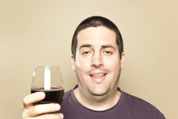 Slightly inebriated man — Stock Photo, Image