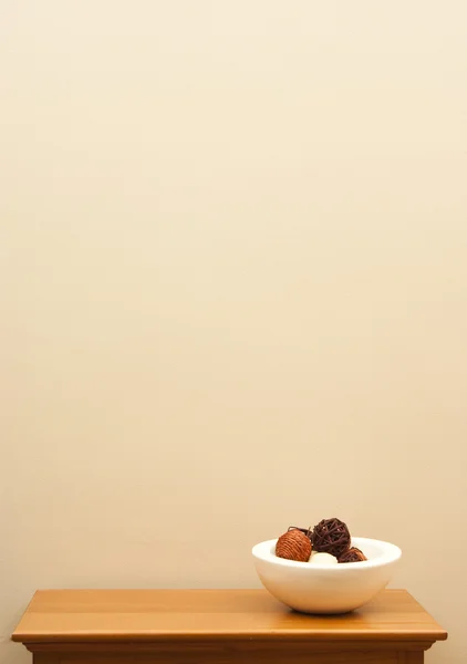 Bowl on table — Stock Photo, Image