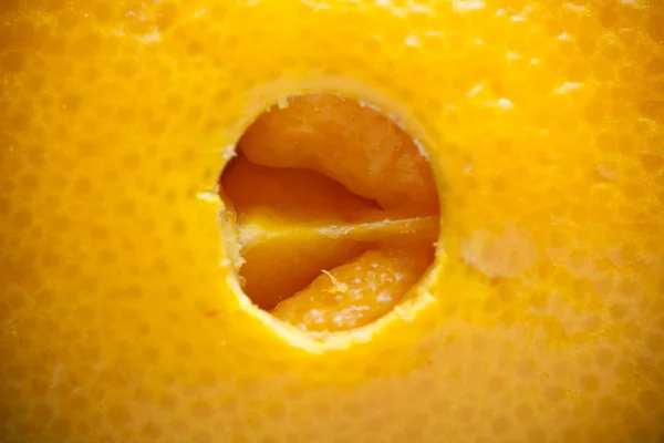 Navel of a navel orange — Stock Photo, Image