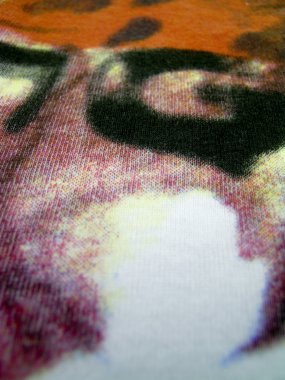 Stoffa di lana stampata