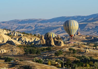 Balloons in Cappadocia clipart